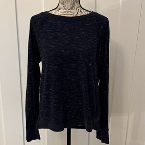 Threads 4 Thought Navy Heather Long Sleeve Top